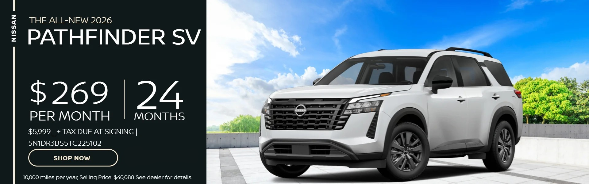 2026 Pathfinder SV at Nissan of Doral SPLASH in Miami FL